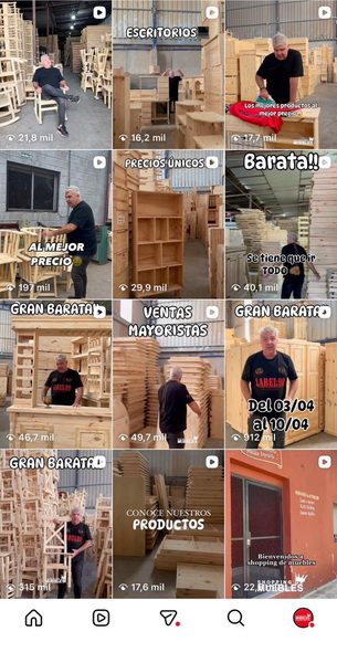 Feed Instagram Shopping de Muebles - La Gran Barata